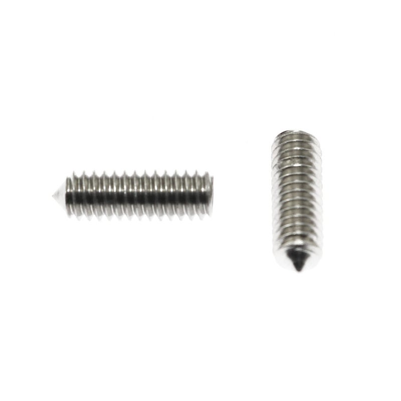 Maxmoral Set Screws 20pcs #8-32 x 1/2" Stainless Steel Cone Point Grub Screw/Set Screws for Door Handle, Bathroom - Image 2